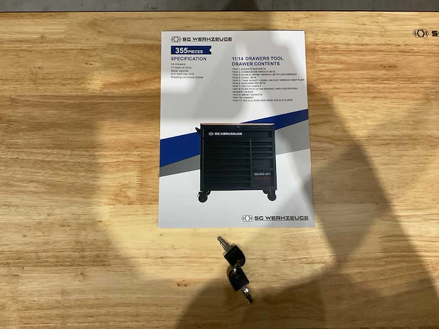 2025 sg werkzeuge sg32-24 pro max gereedschapswagen gevuld - afbeelding 2 van  24