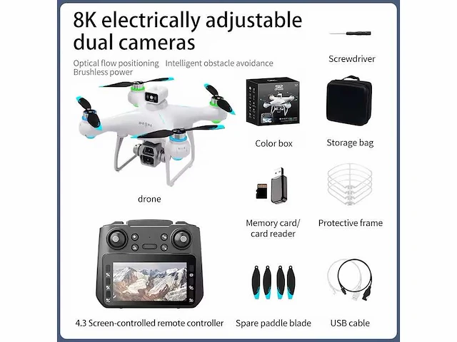 2025 sii2 dual 8k camera drone (2x) - afbeelding 3 van  9