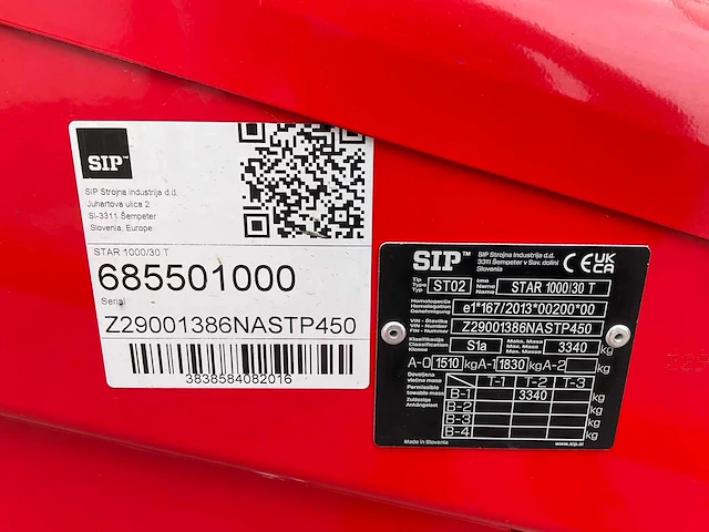 2025 sip star 1000/30 t zwadhark - afbeelding 6 van  18