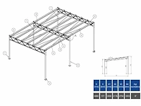 2025 staalconstructie (6,00x8,00 mtr) (48m²) - afbeelding 2 van  2