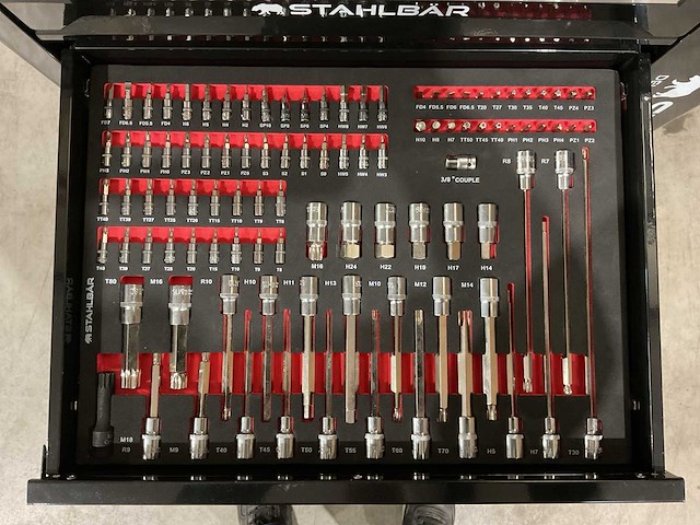 2025 stahlbär deutschland 7/7 gereedschapswagen gevuld - afbeelding 15 van  21