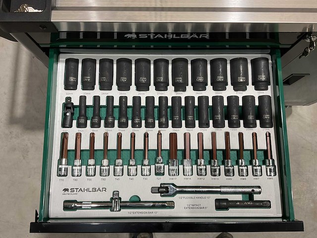 2025 stahlbär deutschland jumbo gereedschapswagen gevuld - afbeelding 4 van  18