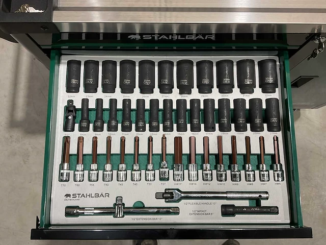 2025 stahlbär deutschland jumbo gereedschapswagen gevuld - afbeelding 4 van  18