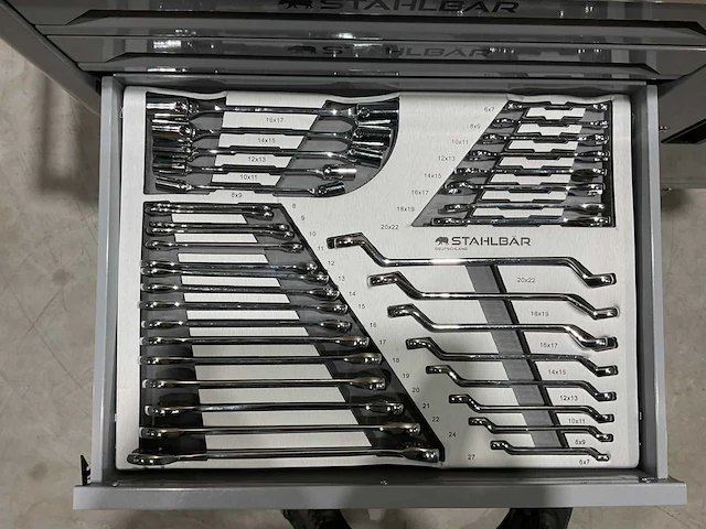 2025 stahlbär deutschland jumbo gereedschapswagen gevuld - afbeelding 6 van  18