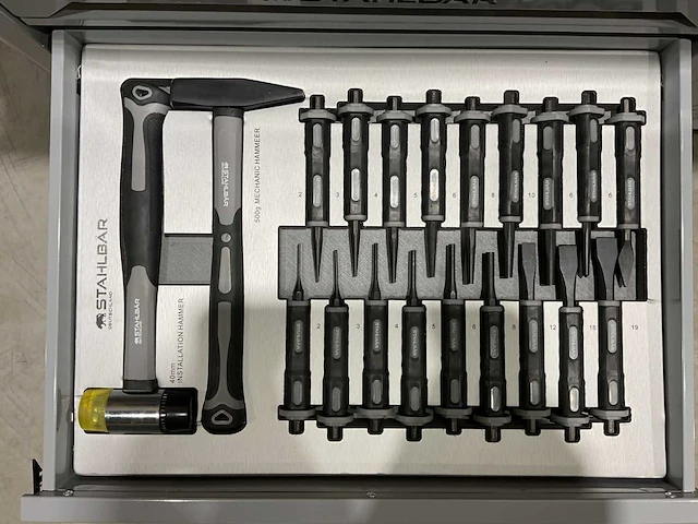 2025 stahlbär deutschland jumbo gereedschapswagen gevuld - afbeelding 9 van  18