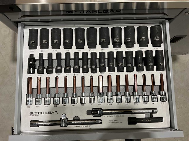 2025 stahlbär deutschland jumbo gereedschapswagen gevuld - afbeelding 13 van  18