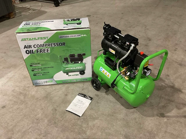 2025 stahlfest 24l olievrije compressor - afbeelding 1 van  14
