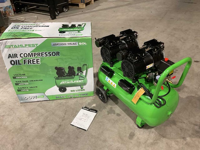 2025 stahlfest 50l olievrije compressor - afbeelding 1 van  14