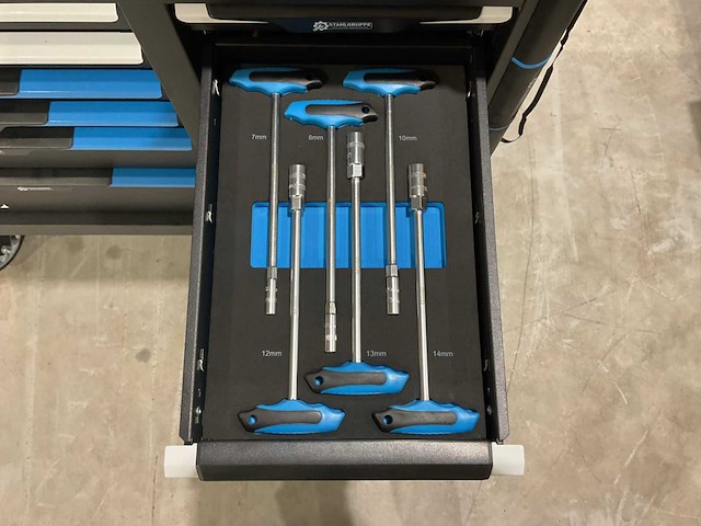 2025 stahlgruppe jumbo bl gereedschap wagen gevuld - afbeelding 7 van  17