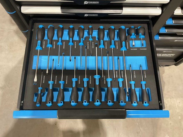 2025 stahlgruppe jumbo bl gereedschap wagen gevuld - afbeelding 17 van  17