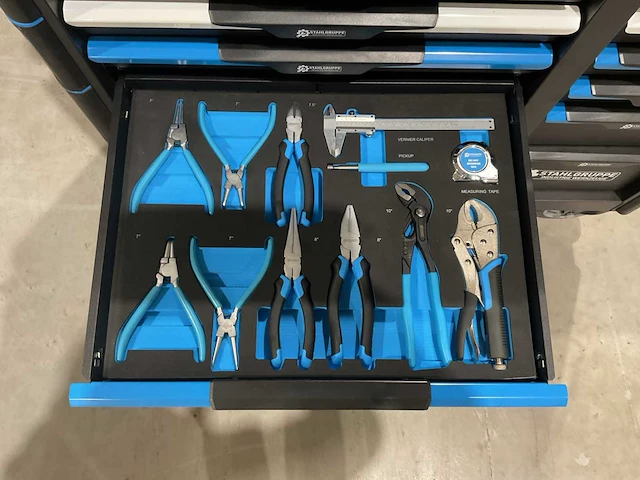 2025 stahlgruppe jumbo bl gereedschap wagen gevuld - afbeelding 16 van  17