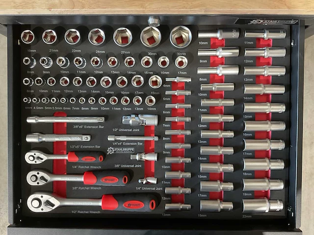 2025 stahlgruppe sg15 pro gereedschapswagen gevuld - afbeelding 3 van  18