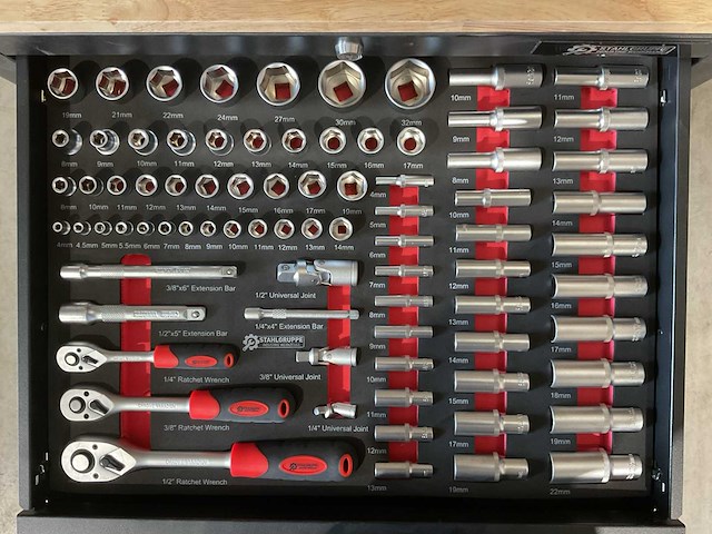 2025 stahlgruppe sg15 pro gereedschapswagen gevuld - afbeelding 11 van  18