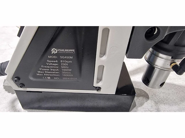 2025 stahlgruppe sg450m magnetische boormachine - afbeelding 6 van  15