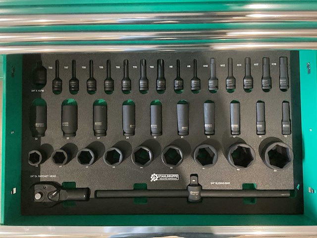 2025 stahlgruppe sg56 gereedschapswagen gevuld - afbeelding 16 van  24