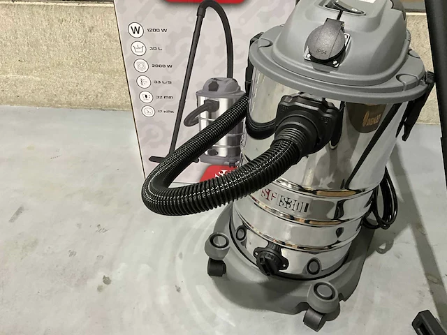 2025 stahlgruppe sgis30l 30 liter industriële stofzuiger nat/droog - afbeelding 3 van  10