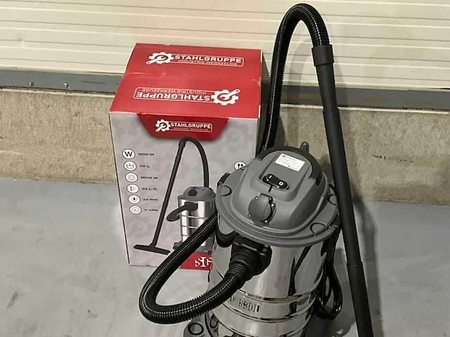 2025 stahlgruppe sgis30l 30 liter industriële stofzuiger nat/droog - afbeelding 6 van  10