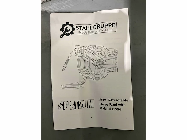 2025 stahlgruppe sgst20m slang\lucht haspel - afbeelding 2 van  12
