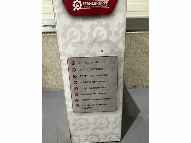 2025 stahlgruppe sgst20m slang\lucht haspel - afbeelding 4 van  12