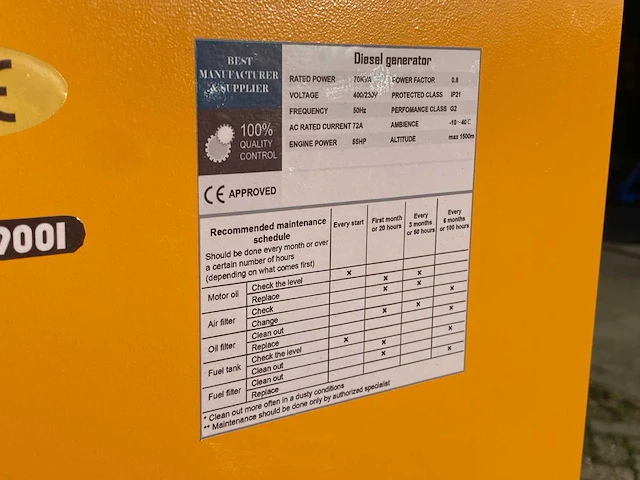 2025 stahltech 70 kva noodstroom diesel generator - afbeelding 3 van  11