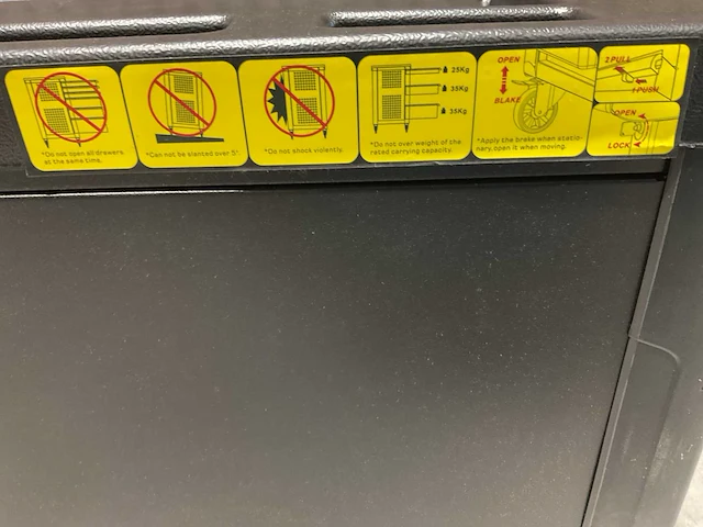 2025 stahltech nl181477210806 3-la kast met 129 pcs tools gereedschapskist - afbeelding 7 van  15