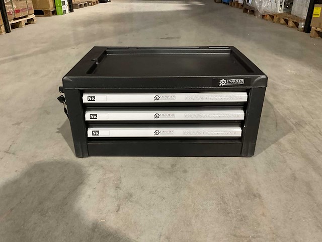 2025 stahltech nl181477210806 3-la kast met 129 pcs tools gereedschapskist - afbeelding 8 van  15