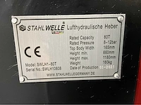 2025 stahlwelle germany swlh1-80t 80-tons hydraulische garagekrik - afbeelding 4 van  14