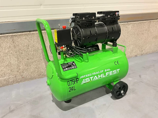 2025 stahlwerk sf550-115 24 liter luchtcompressor - afbeelding 1 van  9