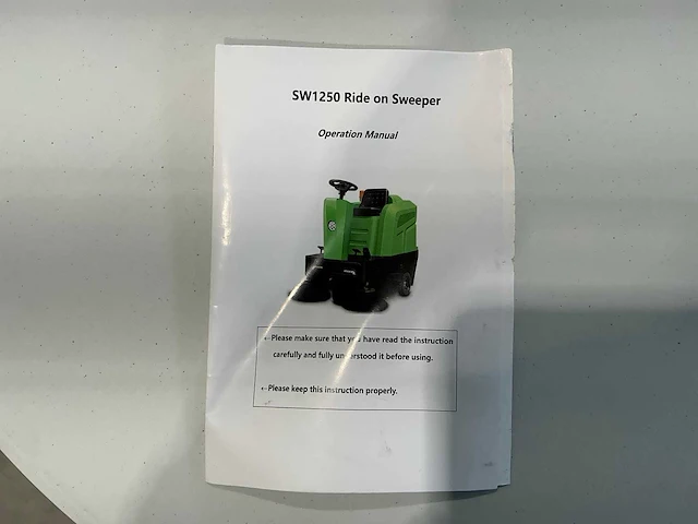 2025 stahlwerk sw1250 zelfrijdende veegmachine - afbeelding 15 van  22