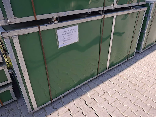 2025 stahlworks 6x6x3,7 meter dierenverblijf / weidetent - afbeelding 5 van  5