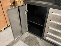 2025 stahlworks 7-18-01c rvs / zilver handvat gereedschapkast verrijdbaar - afbeelding 17 van  19