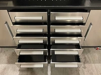 2025 stahlworks 7-18-01c rvs / zilver handvat gereedschapkast verrijdbaar - afbeelding 19 van  19