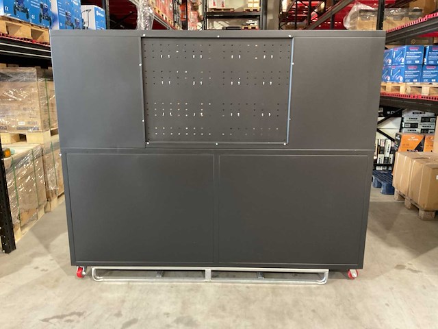 2025 stahlworks 7-18-01c zwart / zilver handvat gereedschapkast verrijdbaar - afbeelding 4 van  16