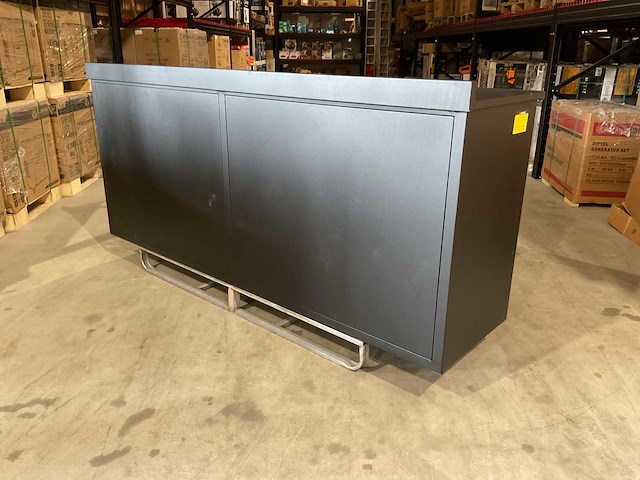 2025 stahlworks 7ft-10d 01b zwart/blauw gereedschapkast - afbeelding 2 van  13