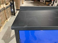 2025 stahlworks 7ft-10d 01b zwart/blauw gereedschapkast - afbeelding 11 van  13