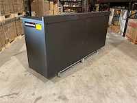 2025 stahlworks 7ft-10d 01b zwart/blauw gereedschapkast - afbeelding 4 van  13