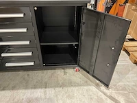 2025 stahlworks 7ft-10d-2-01c zwart gereedschapkast - afbeelding 13 van  17