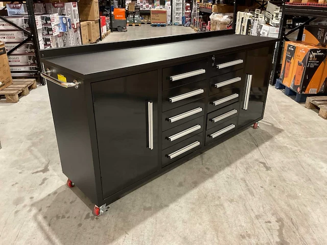2025 stahlworks 7ft-10d-2-01c zwart gereedschapkast - afbeelding 15 van  17