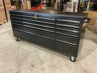 2025 stahlworks deluxe black 72 inch 15 laden werkbank - afbeelding 1 van  15
