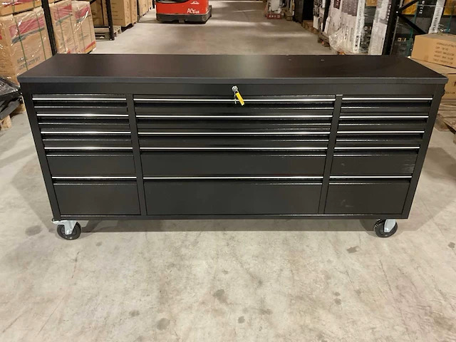 2025 stahlworks deluxe black 72 inch 15 laden werkbank - afbeelding 14 van  15