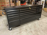 2025 stahlworks deluxe black 72 inch 15 laden werkbank - afbeelding 2 van  15