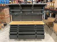 2025 stahlworks deluxe black 72 inch high 15 laden werkbank - afbeelding 5 van  20