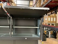 2025 stahlworks deluxe black 72 inch high 15 laden werkbank - afbeelding 10 van  20
