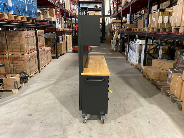 2025 stahlworks deluxe black 72 inch high 15 laden werkbank - afbeelding 14 van  20