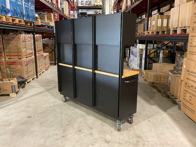 2025 stahlworks deluxe black 72 inch high 15 laden werkbank - afbeelding 15 van  20