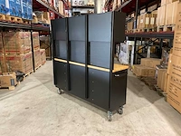 2025 stahlworks deluxe black 72 inch high 15 laden werkbank - afbeelding 15 van  20