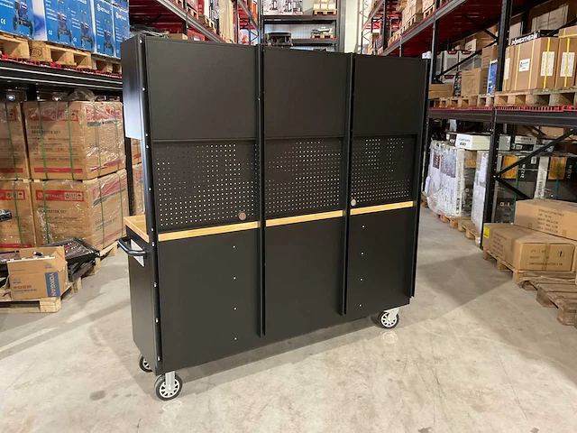 2025 stahlworks deluxe black 72 inch high 15 laden werkbank - afbeelding 17 van  20