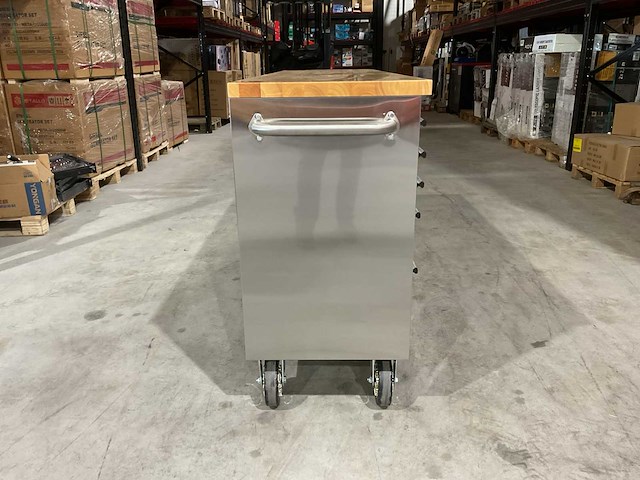 2025 stahlworks deluxe rvs 72 inch 15 laden werkbank - afbeelding 8 van  14