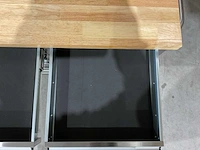 2025 stahlworks deluxe rvs 72 inch 15 laden werkbank - afbeelding 14 van  14