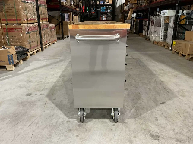 2025 stahlworks deluxe rvs 72 inch 15 laden werkbank - afbeelding 8 van  14